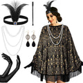1920s Flapper Costume Accessory Kit for Women - 6 Pieces
