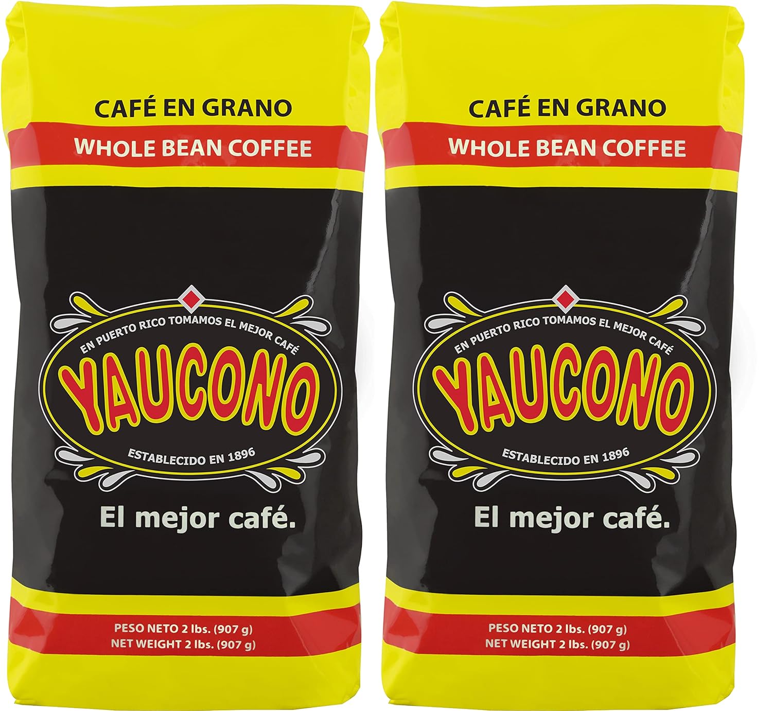 Yaucono Whole Bean Coffee: Premium Arabica Medium Roast 2 lb