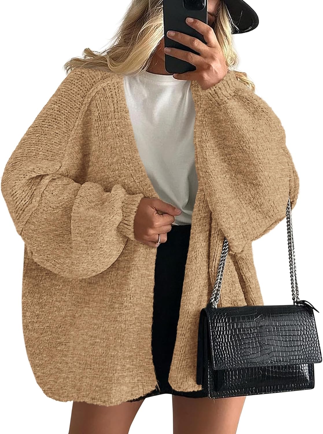 PRETTYGARDEN Womens Oversized Cardigan Sweaters for Fall Style