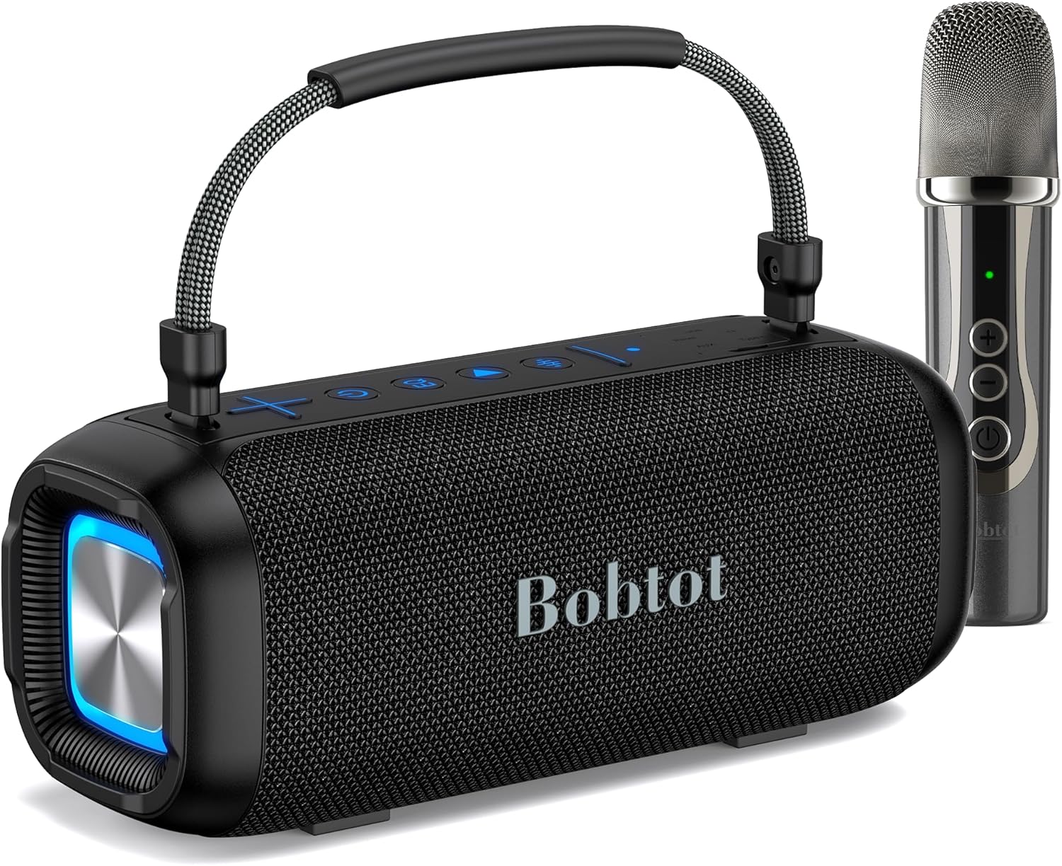 Bobtot Portable Karaoke Machine - Deep Bass & Echo Control