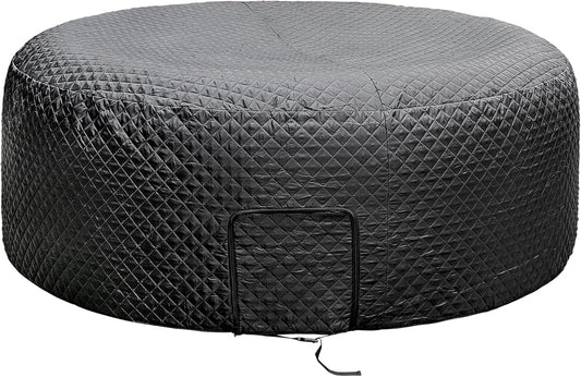 Insulated Inflatable Hot Tub Thermal Cover for Energy Savings