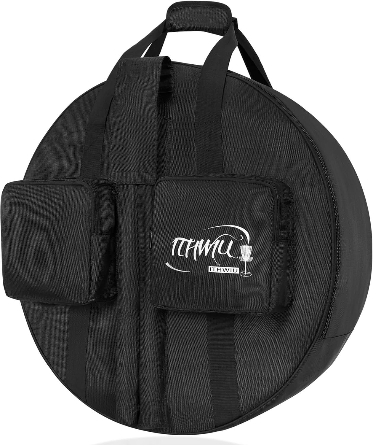Portable Padded Disc Golf Basket | Water-Resistant Bag | D27'' X H8.4''