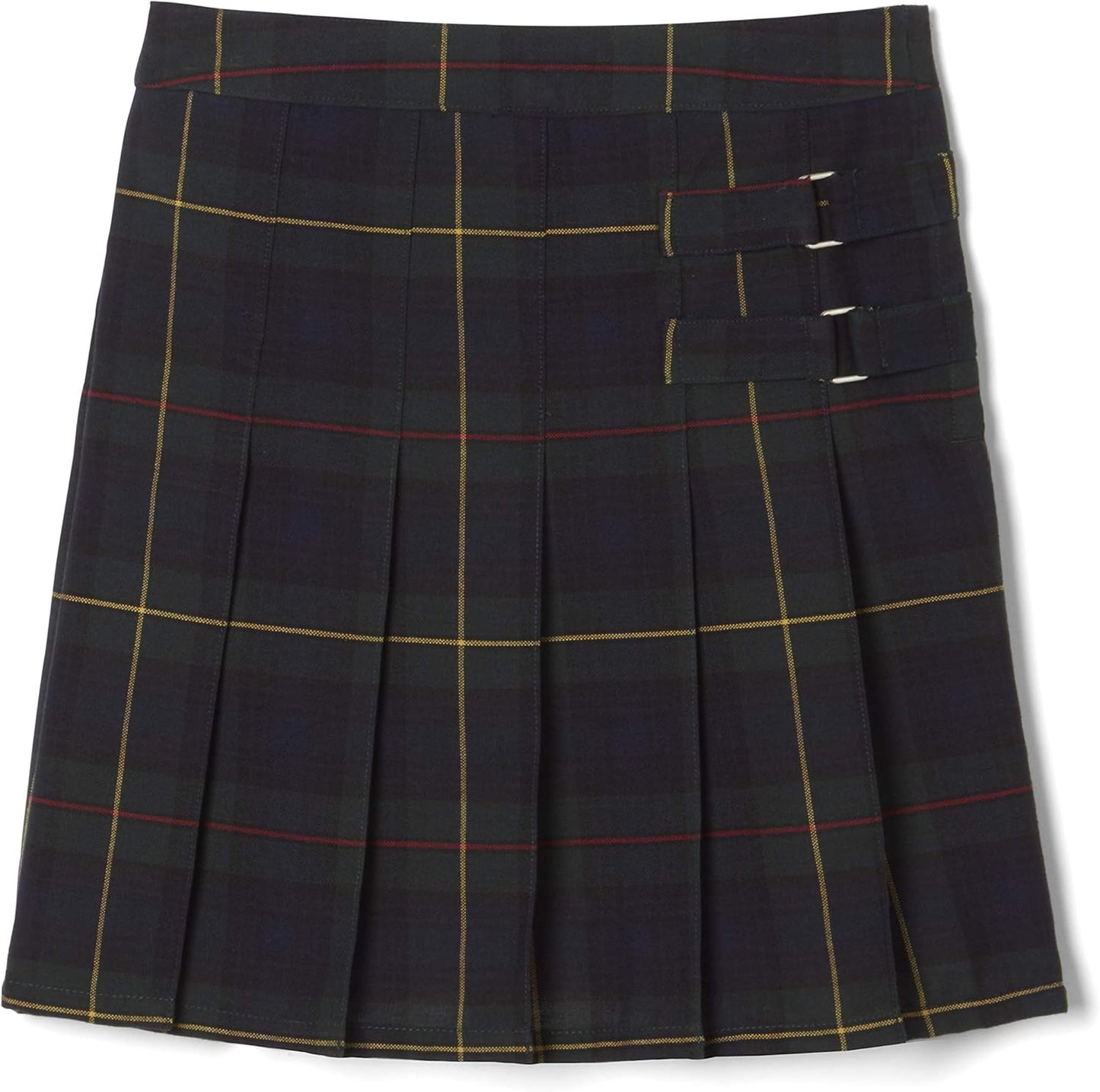 French Toast Girls Plaid Scooter with Adjustable Waist for Comfort