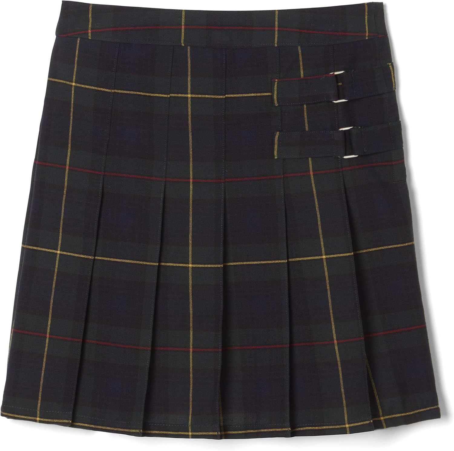 French Toast Girls Plaid Scooter with Adjustable Waist for Comfort