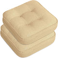 Memory Foam Seat Cushion 16 in x16 in 2-Pack - Supportive, Non-Slip