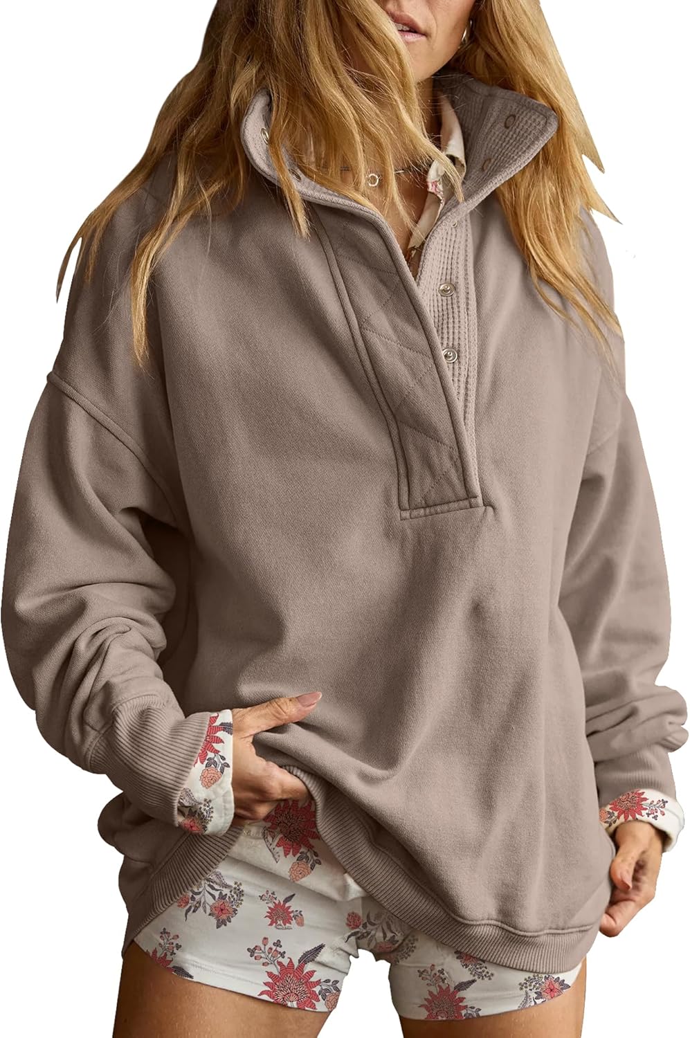 Gacaky Oversized Casual Sweatshirt for Women - Fashionable Style
