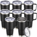 30 oz Tumbler with Handle and Lid - Durable Insulated Travel Mug