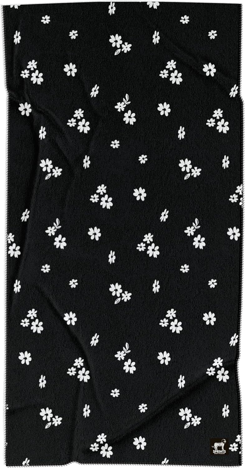 Sprints Athletic Running Towel - Full-Sized Microfiber Cover