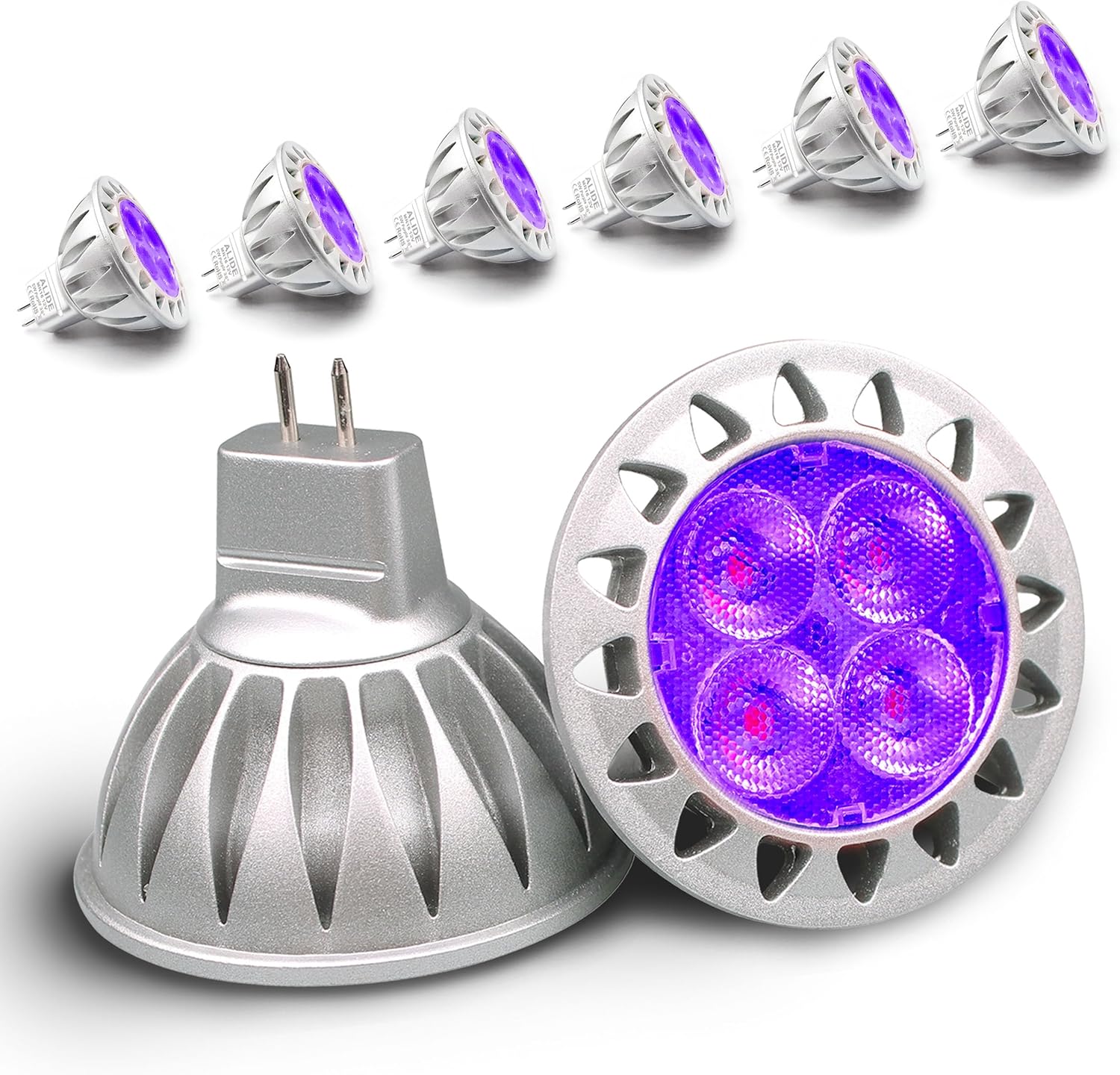 Purple MR16 GU5.3 Led Bulbs for Halloween and Holiday Lighting