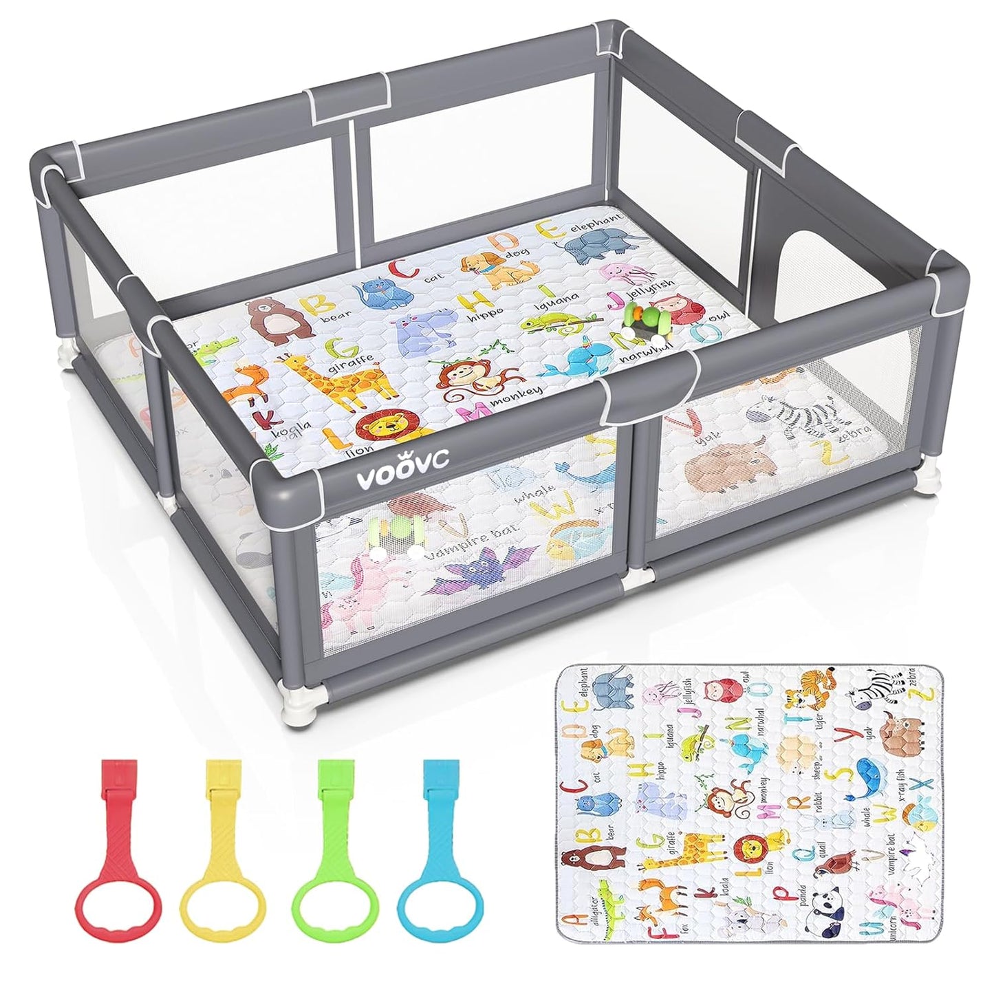 Premium Baby Playpen with Mat for Safe Indoor and Outdoor Fun