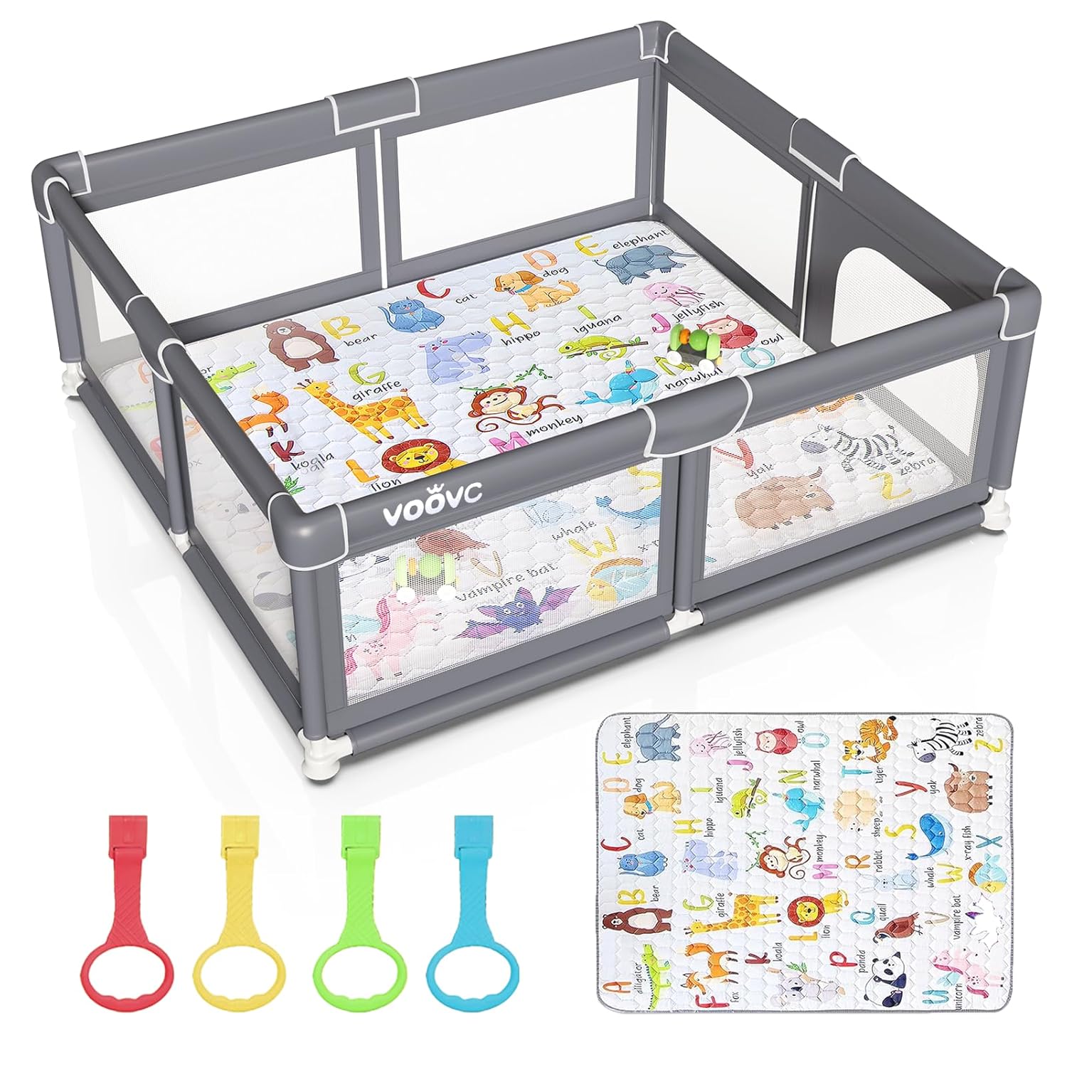Premium Baby Playpen with Mat for Safe Indoor and Outdoor Fun
