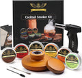Cocktail Smoker Kit - Handmade Wood Smoker with Torch & Chips