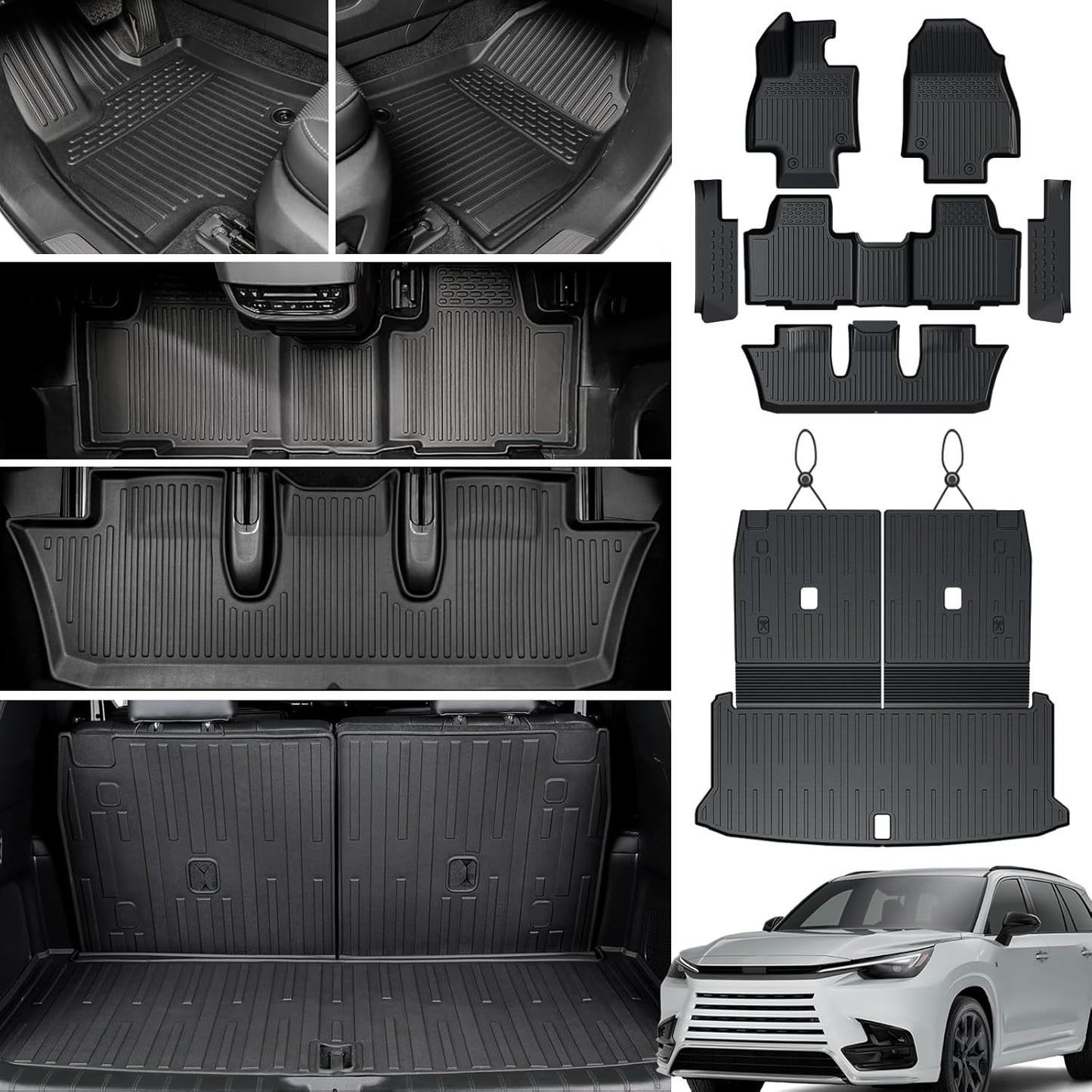 Custom Fit Floor Mats Cargo Mat for Lexus TX 2024 2025 2026