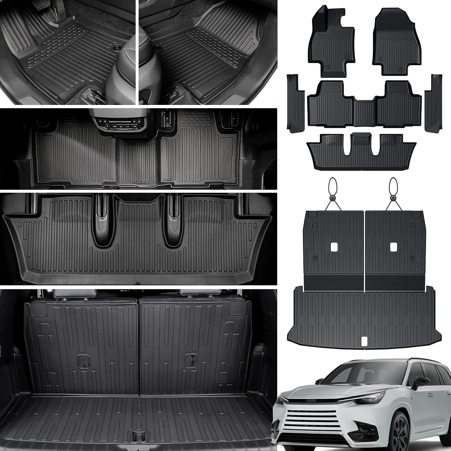 Custom Fit Floor Mats Cargo Mat for Lexus TX 2024 2025 2026