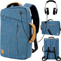 Convertible Laptop Shoulder Bag for Men Women - 14 in Fit