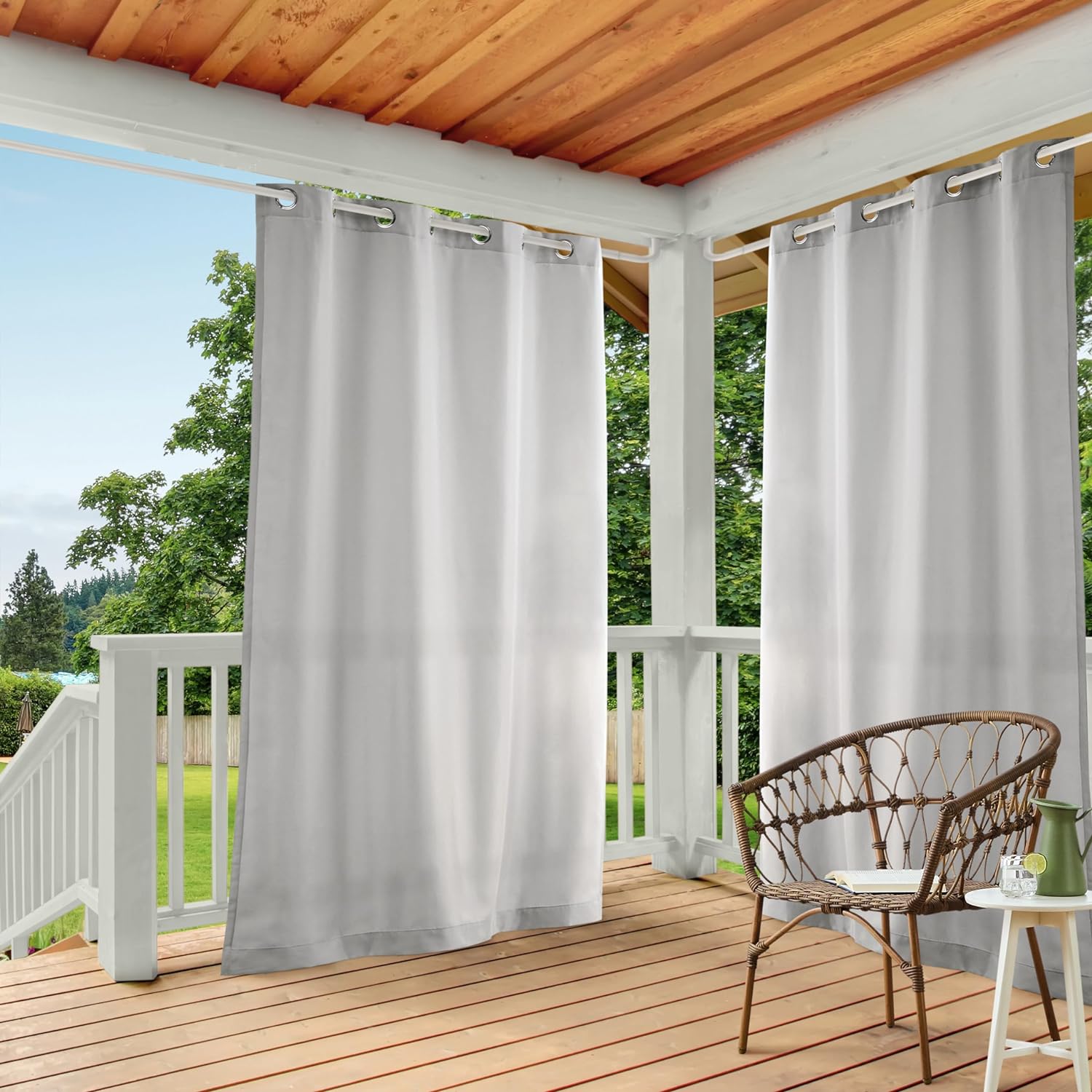 Heavyweight Indoor Outdoor Curtains for Privacy and Style