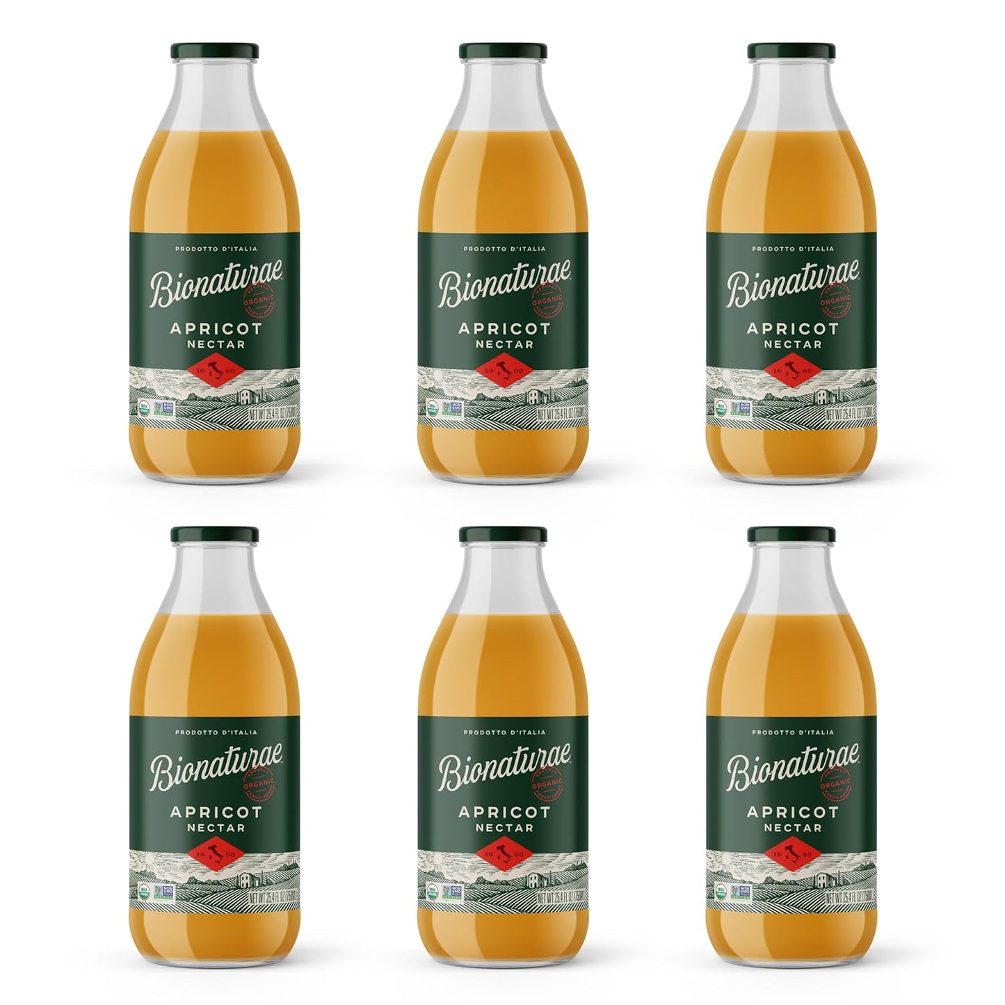 Bionaturae Organic Apricot Nectar - Refreshing Apricot Juice