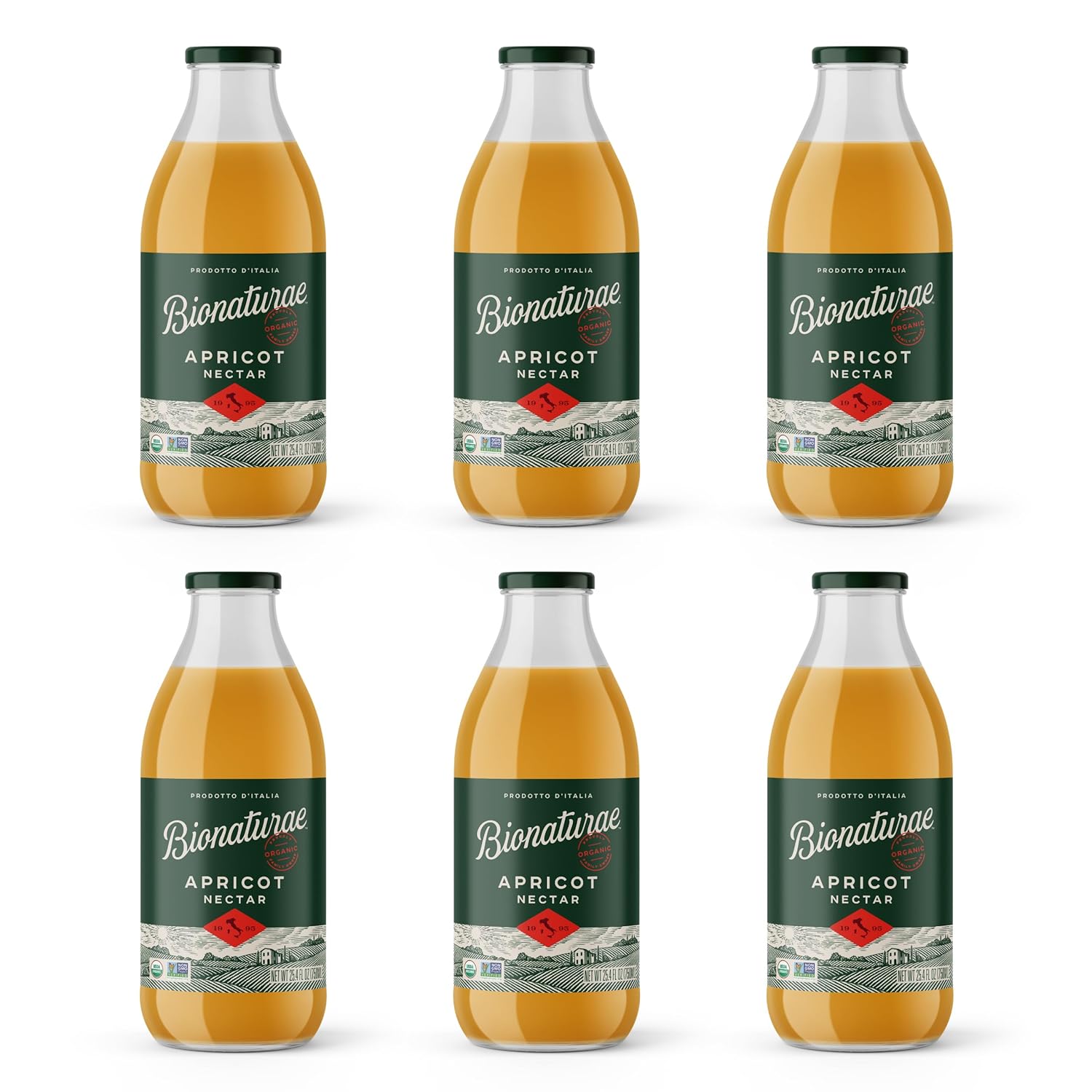 Bionaturae Organic Apricot Nectar - Refreshing Apricot Juice