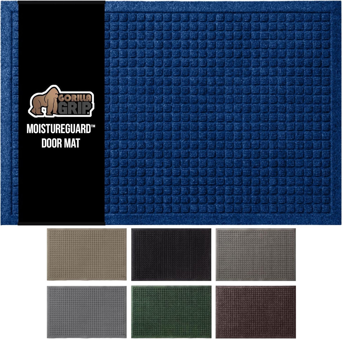 GORILLA GRIP Ultra Absorbent Doormat for Indoor Outdoor Use