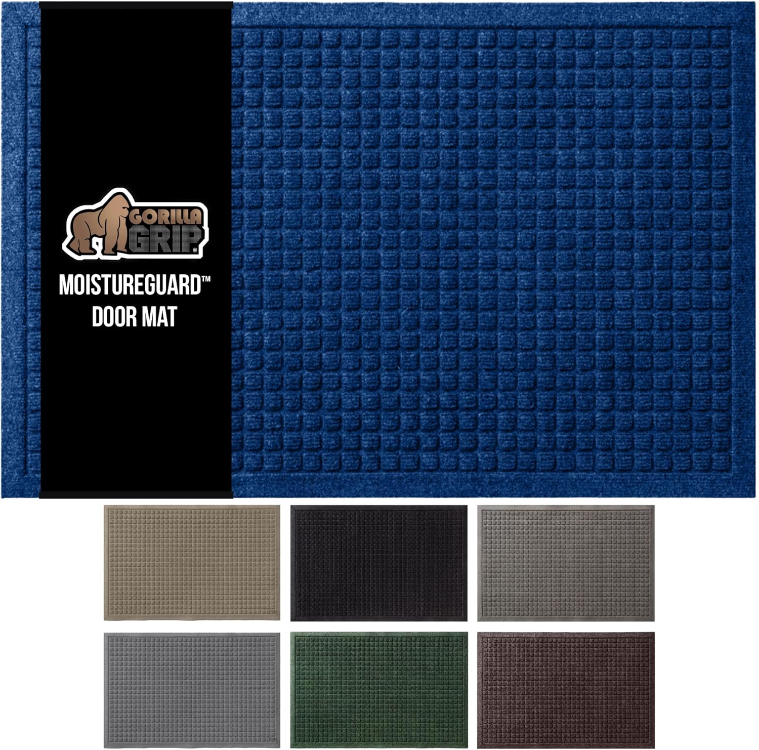 GORILLA GRIP Ultra Absorbent Doormat for Indoor Outdoor Use