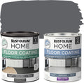 Rust-Oleum Home Interior Floor Coating Kit - Semi-Gloss Charcoal Gray