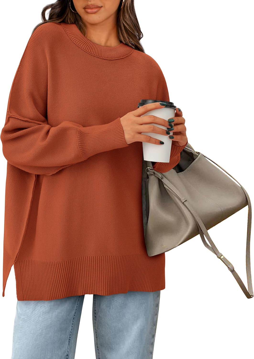 PRETTYGARDEN Women's Oversized Sweater for Cozy Fall Fashion