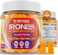 Sugar Free Iron Gummies 18mg for Women Men - Gentle Mango Iron