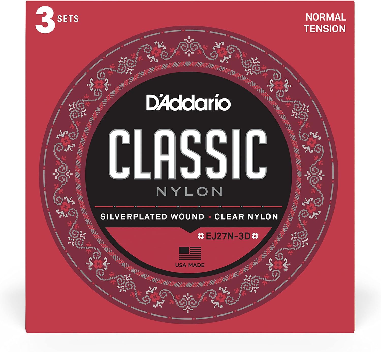 D'Addario EJ27N - Clear Student Trebles - Normal Tension