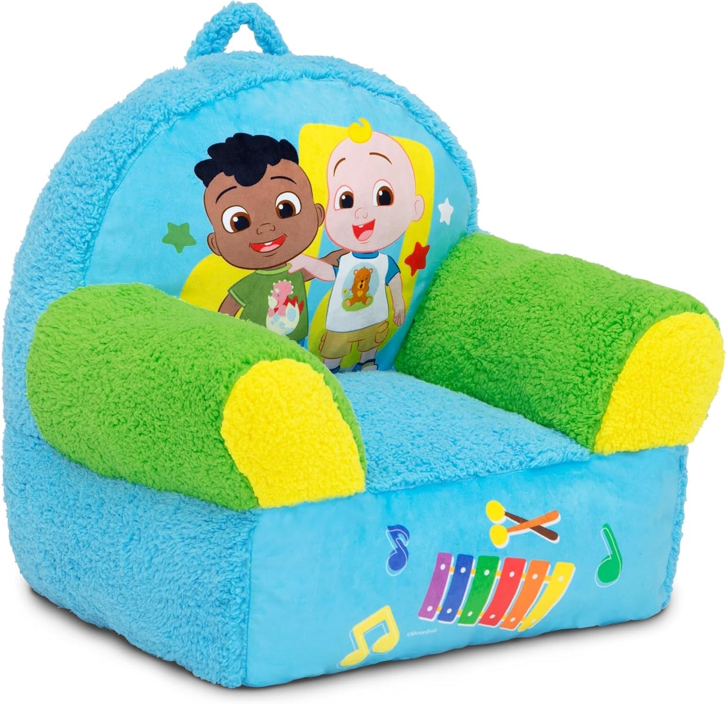 CoComelon Cozee Buddy Kids Chair for Toddlers and Kids