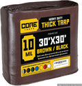 30 x 30 Heavy Duty 10 Mil Tarp Cover - Waterproof UV Resistant