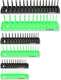 Socket Organizer Tray Set for SAE and Metric Sockets - Drawer Ready