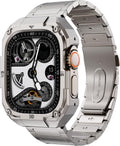 Stainless Steel Case and Band Compatible for Apple Watch 44mm - Formal