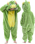 Kids Flannel Animal Hooded Romper for Girls and Boys - Cozy Costume