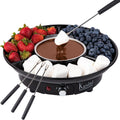 Kusini Electric Fondue Pot Set for Chocolate Lovers and Parties