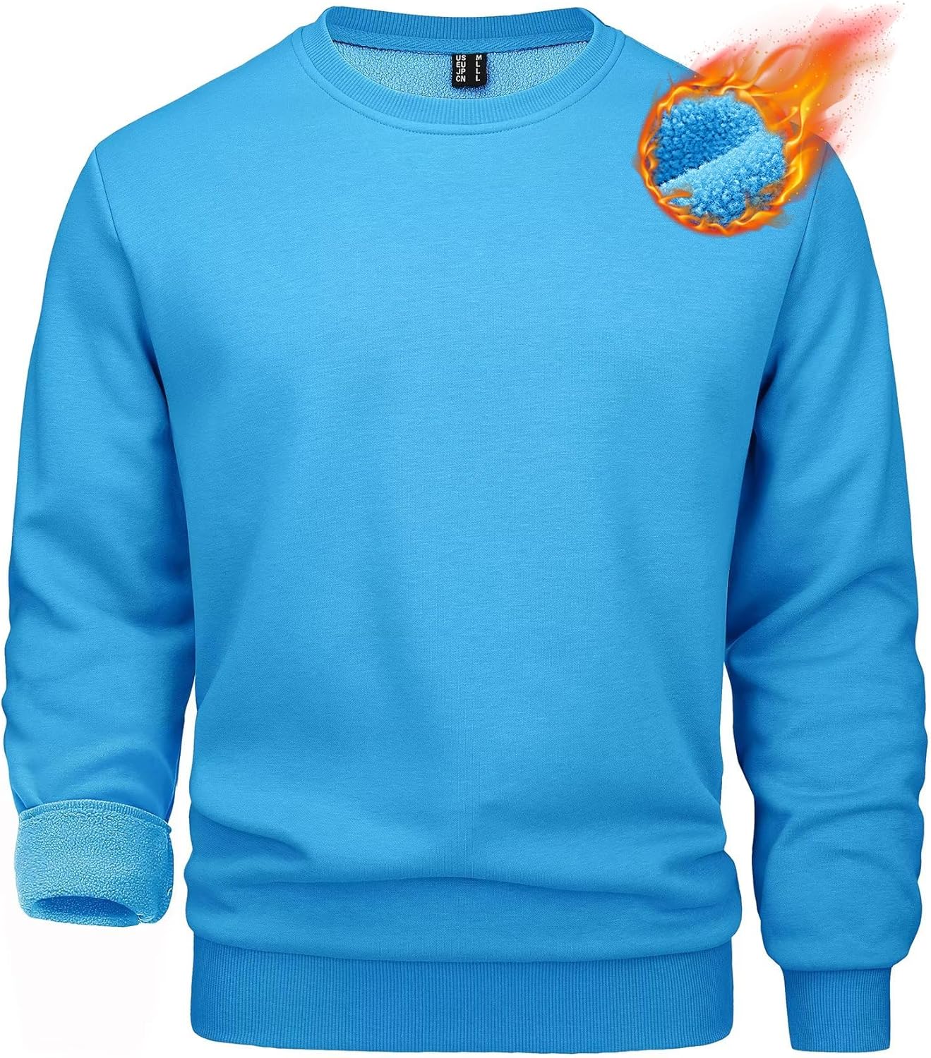 MAGCOMSEN Men's Crewneck Sweatshirt for Casual Warmth