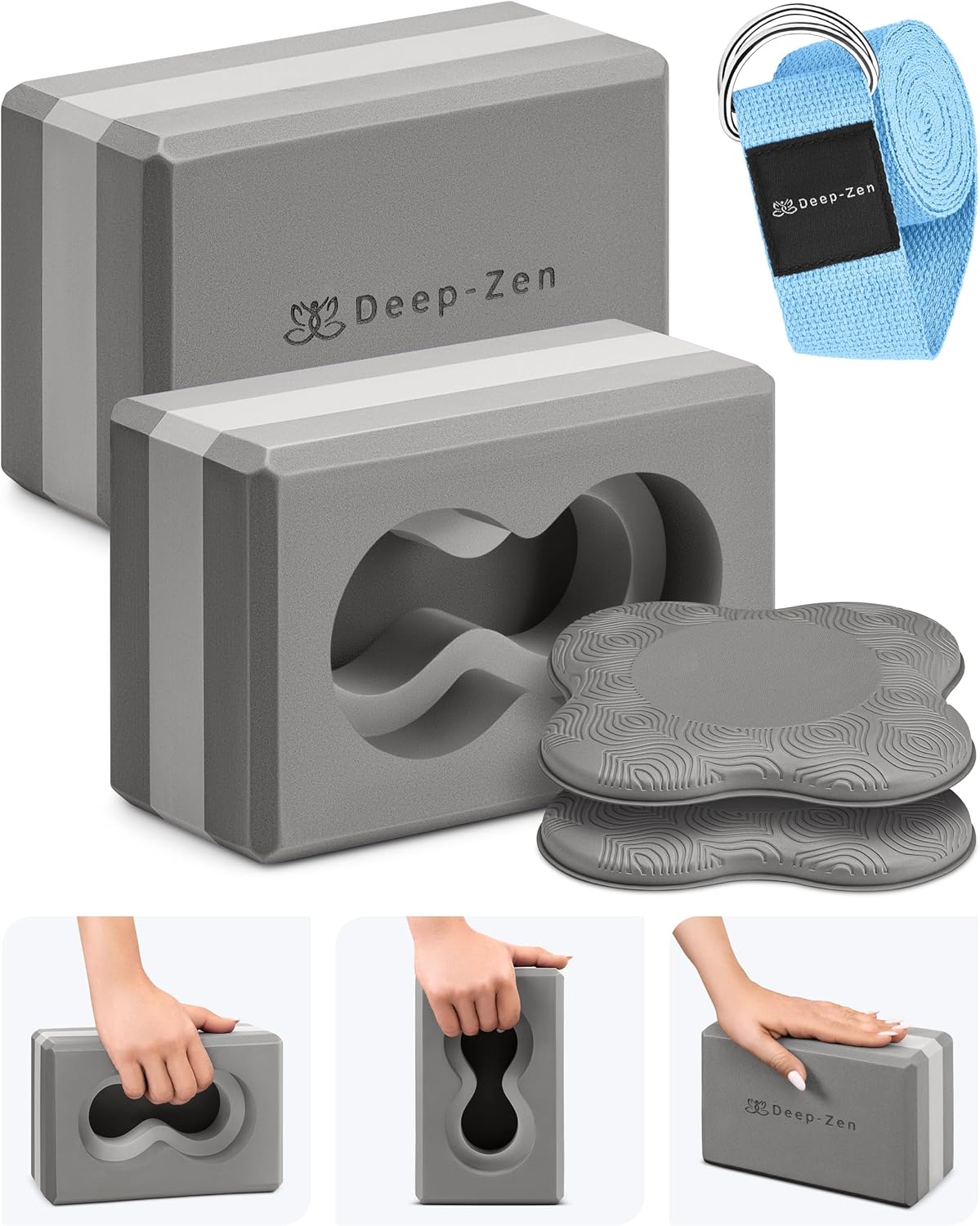 Durable Wrist Support Yoga Blocks - 2 Pack