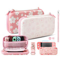 HYPERCASE Pink Sakura Carrying Case for Nintendo Switch Lite