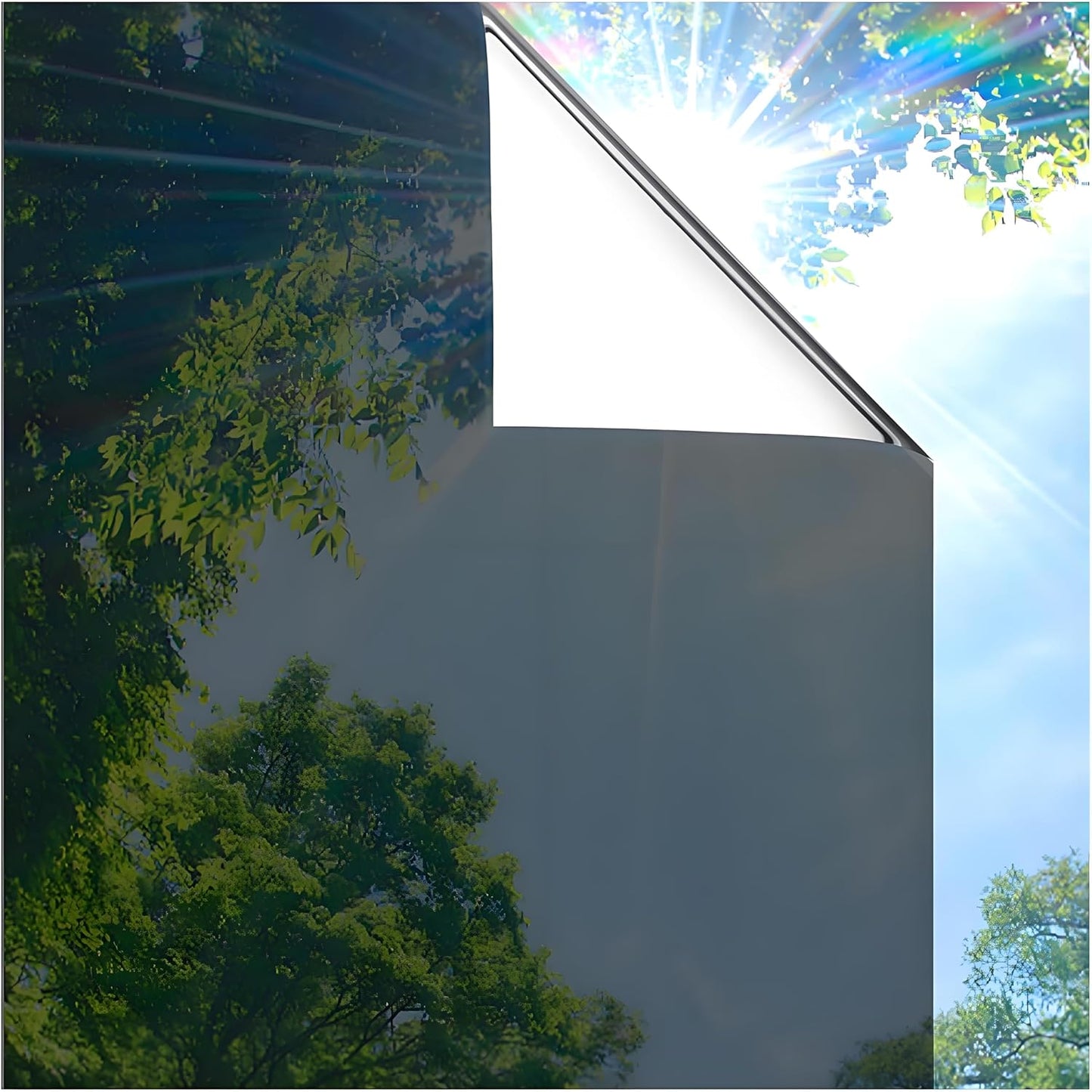 Coavas One Way Privacy Window Film for Heat Control & UV Blocking