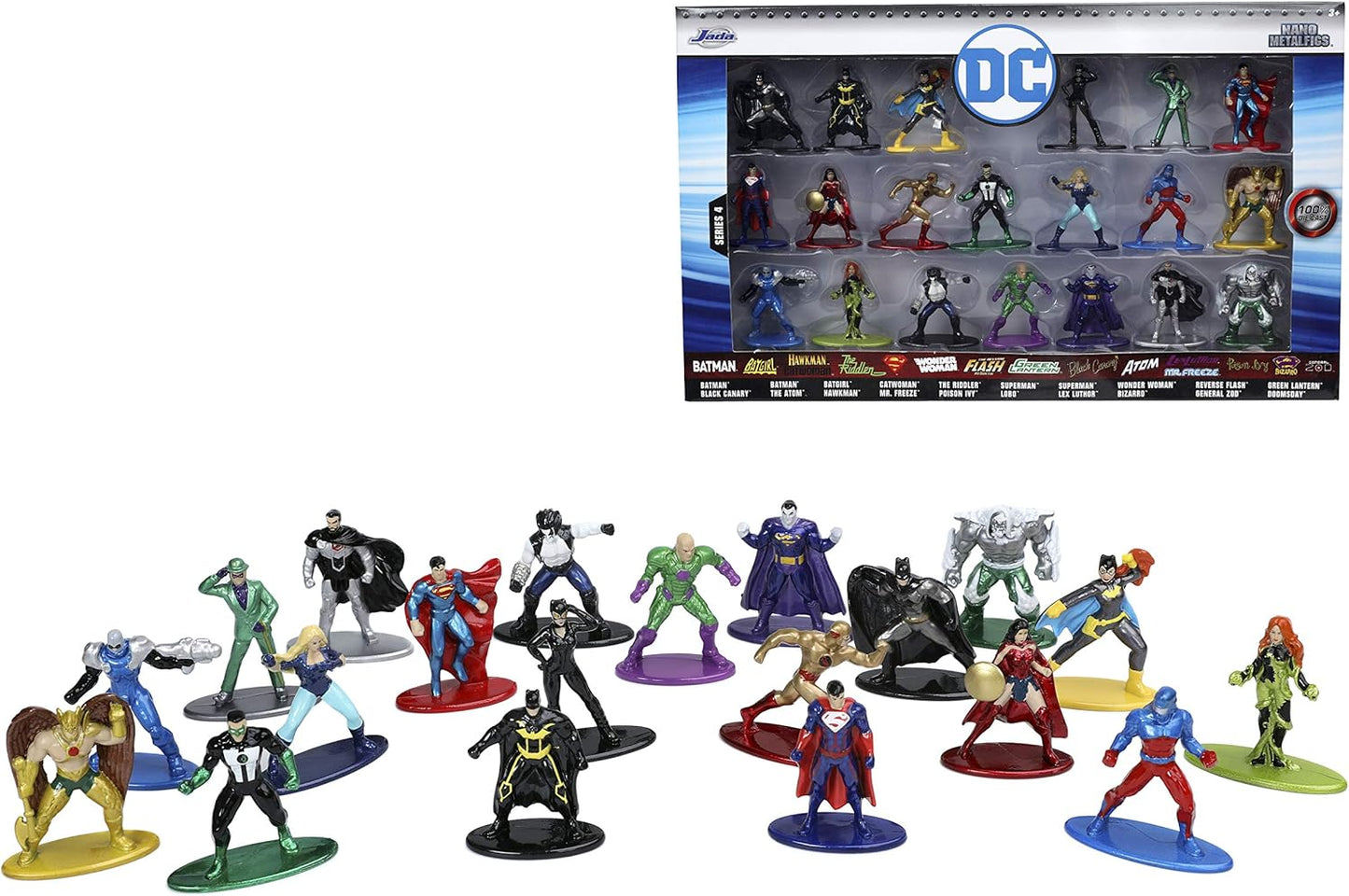DC Comics 1.65 Die-cast Figures 20-Pack, Wave 4 - Collectible Heroes!
