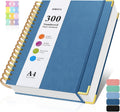 Spiral Notebook 8.5 in x 11 in, 300 Numbered Pages - Leather Cover