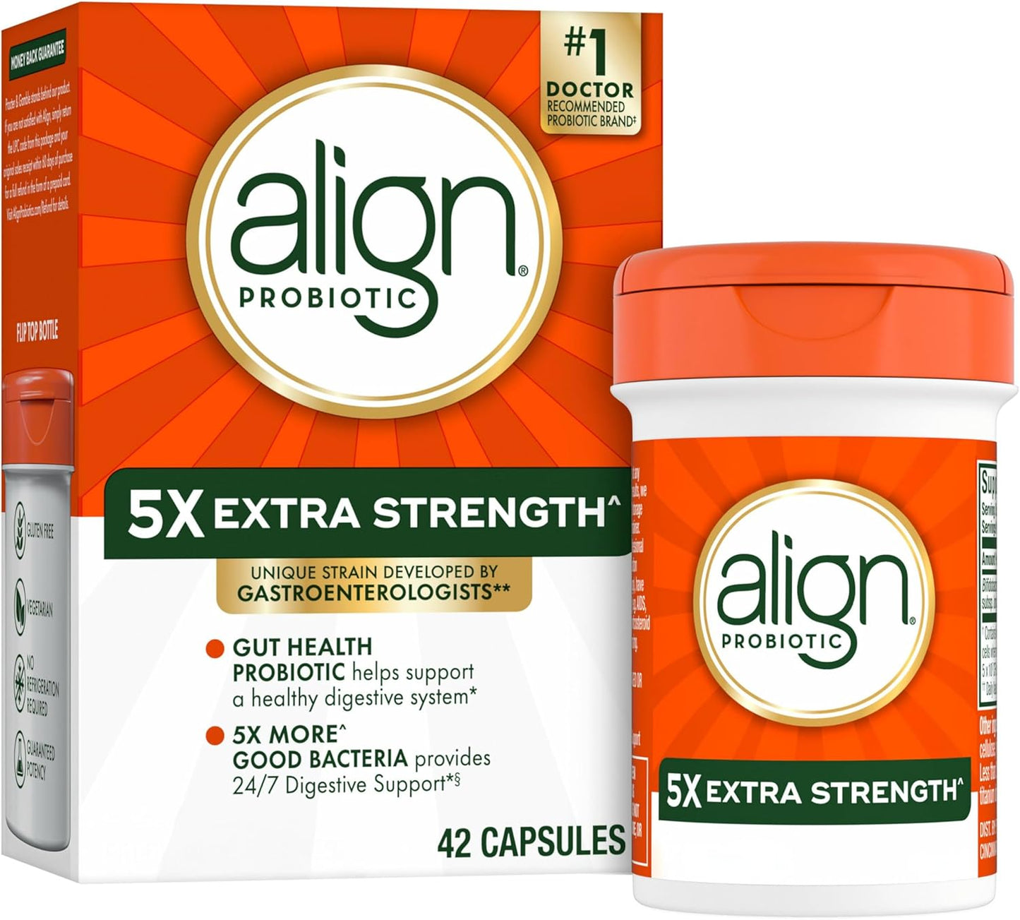 Align Probiotic Extra Strength Capsules for Optimal Gut Health