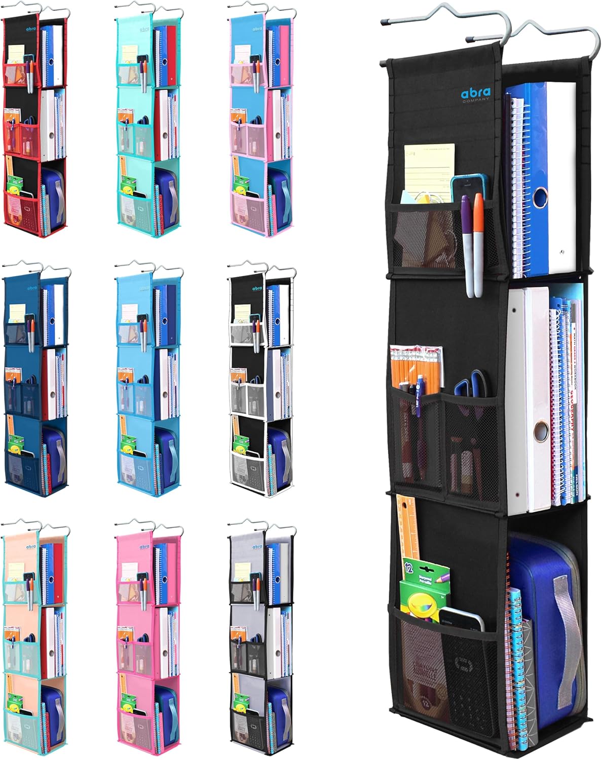 ABRA 3 Shelf Hanging Locker Organizer for School and Gym Use