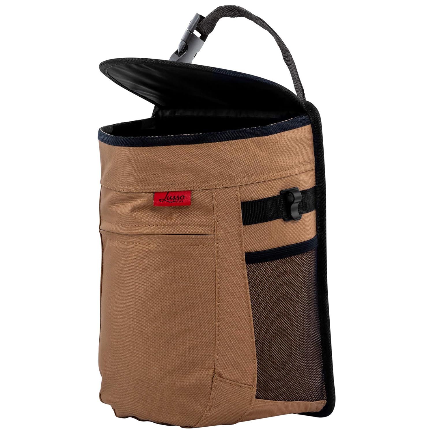 Spill-Proof Lusso Gear Car Trash Can: Odor-Free & Easy Clean!