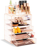 Sorbus Clear Cosmetic Makeup Organizer for Beauty Products