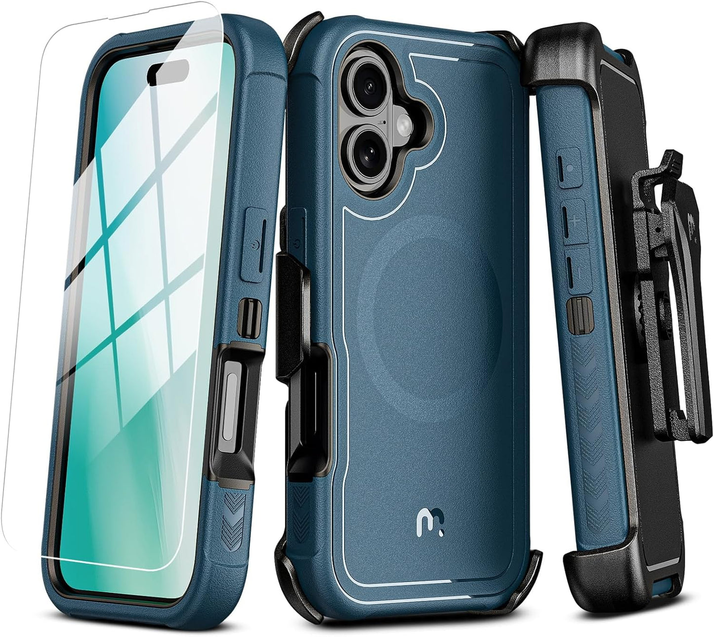 Maverick Series iPhone 16 6.1 Case with Heavy Duty Protection