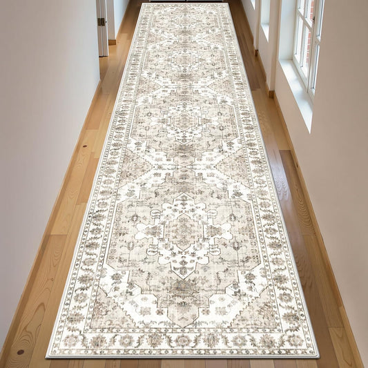 Non Slip Rug Runners for Hallways 2x10, Vintage Boho Style