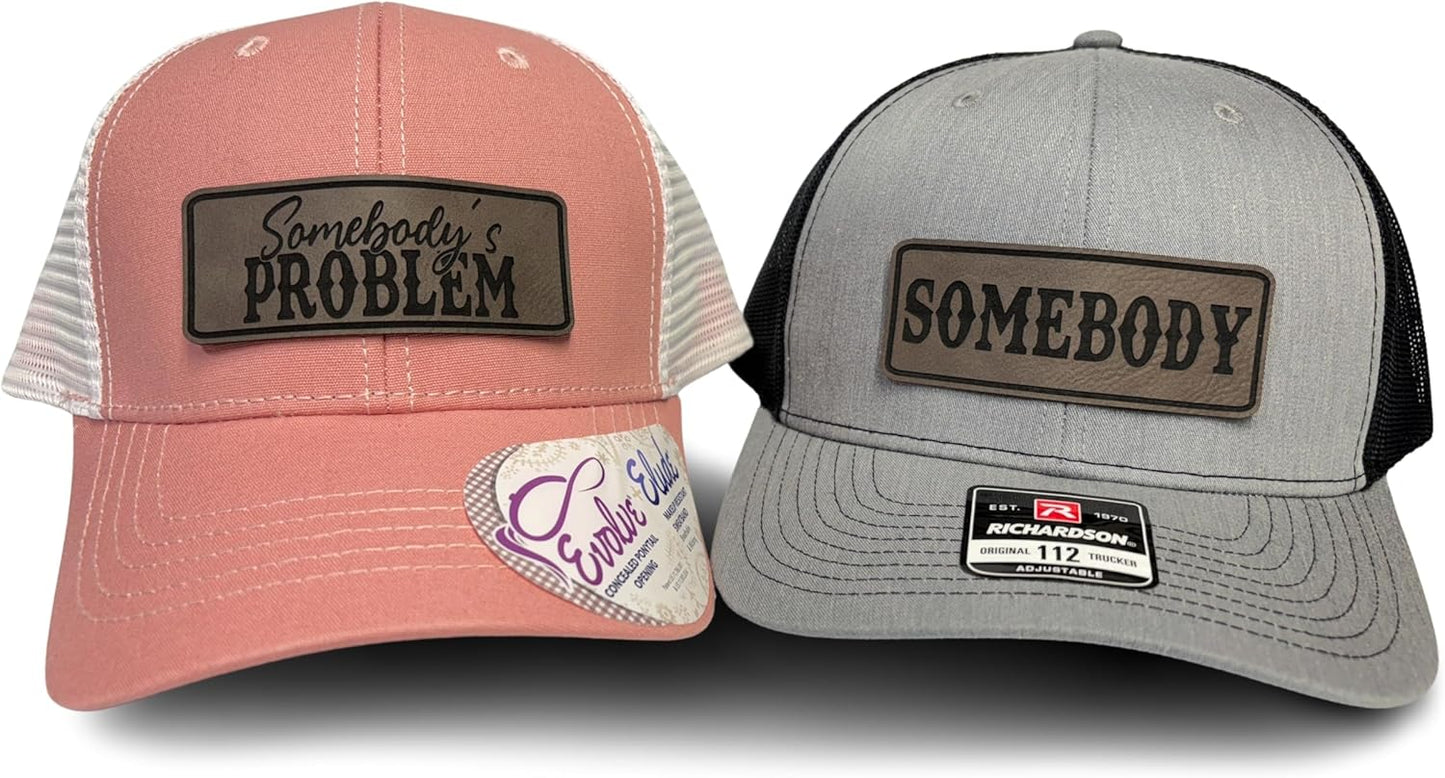 Somebody's Problem Vintage Trucker Hats for Men & Women