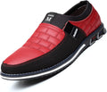 Mens Casual Microfiber Sneakers Loafers for Work and Walking