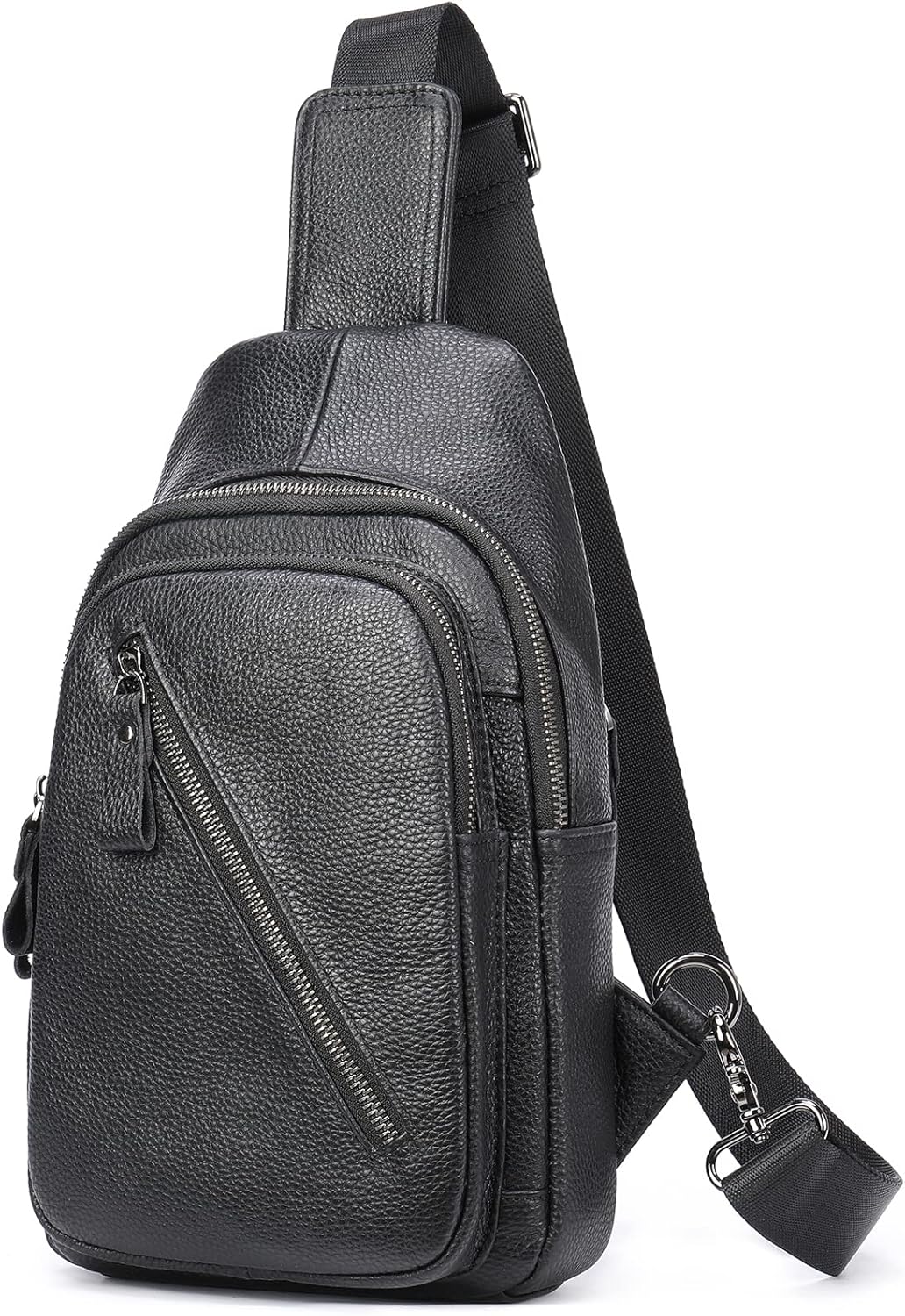 Genuine Leather Sling Bag for Men - Stylish and Durable Design