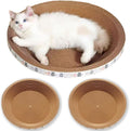 Extra Large Round Cat Scratcher Cardboard - Cozy Nest for Indoor Cats